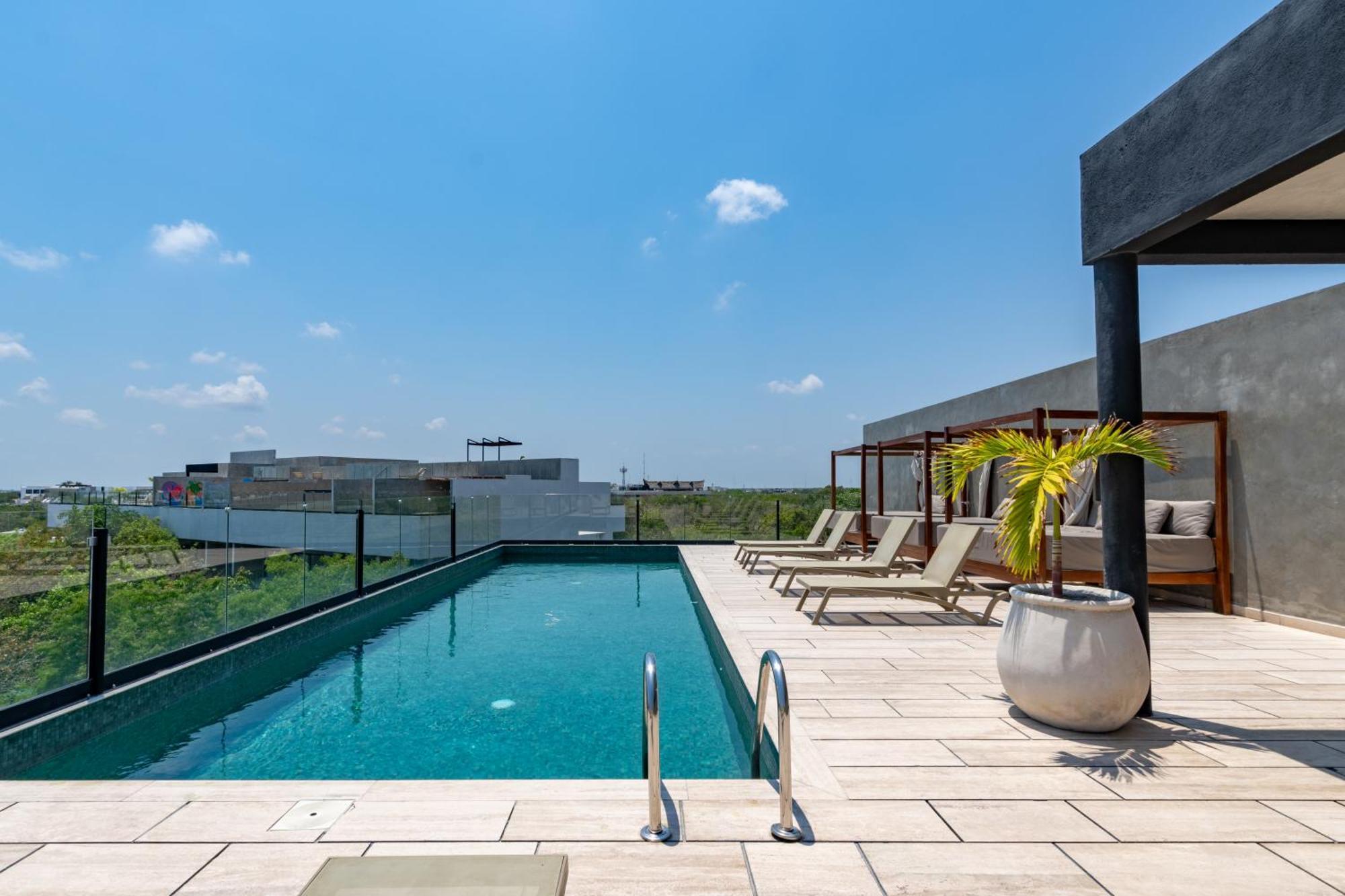 Luxury With Balcony And Rooftop Pool In Location * Tulum